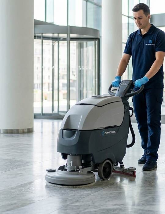 Autolaveuse professionnelle utilisée pour le nettoyage des sols